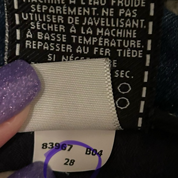 7 for all Mankind B(AIR) Authentic The Ankle Skinny Denim Jeans Size 28 - Picture 10 of 12